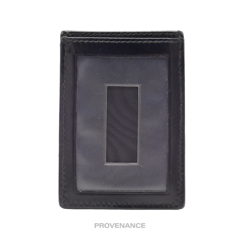 🔴 Gucci Card Holder Wallet - Black Guccissima Leather - Picture 4 of 6